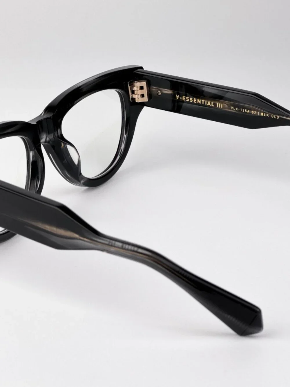 Valentino V-ESSENTIAL III VLX-125 A Cat Eye Eyeglasses – Black Swirl (Women)